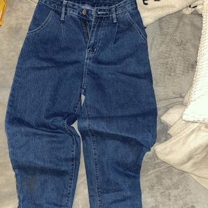 Lightly worn denim jeans